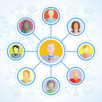people network vector illustration