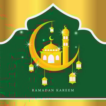 ramadan kareem islamic background with mosque dome and arabian pattern concept style, eid mubarak, hari raya, eid fitr, eid adha, hajj, umrah vector