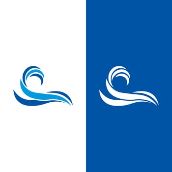 Wave beach vector illustration design