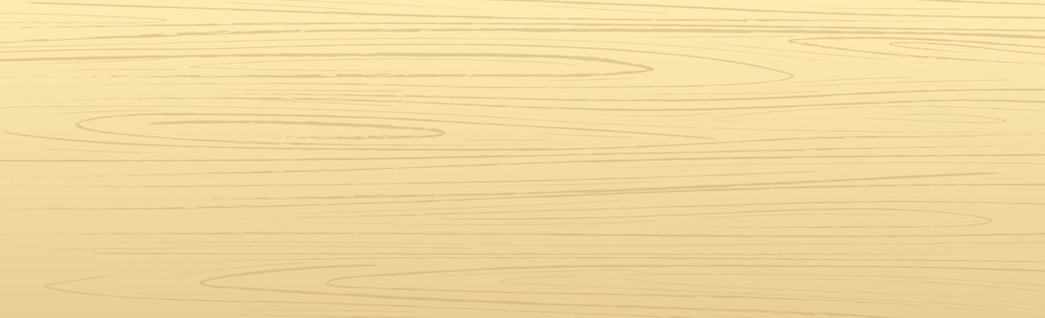 Panoramic texture of light wood with knots - Vector