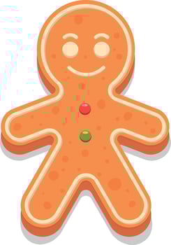 Gingerbread for Christmas Gingerbread Cookies Christmas Christmas Baked Goods vector