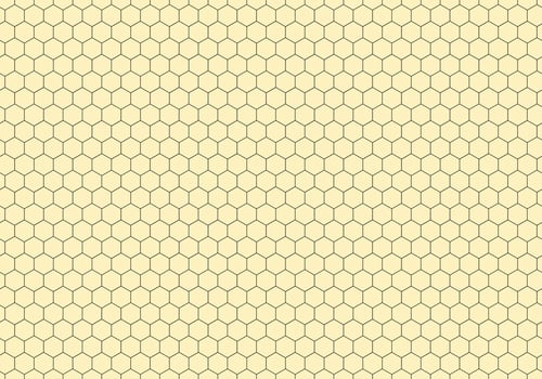 Seamless hexagonal pattern background vector