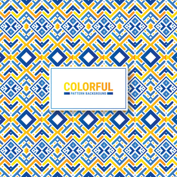 Colorful abstract geometric pattern design vector