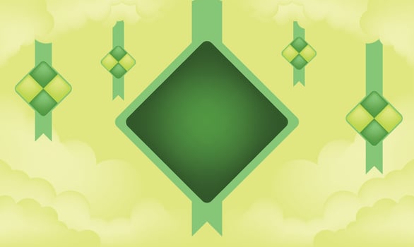 Realistic ramadan kareem flat eid al-fitr illustration mubarak wallpaper hari raya aidilfitri vector