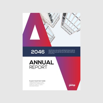 Annual Report Corporate, creative Design vector