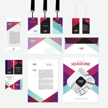 Corporate Identity, Brand Identity Professional Creative Design vector