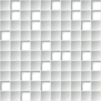 White geometric texture. Vector background for cover design