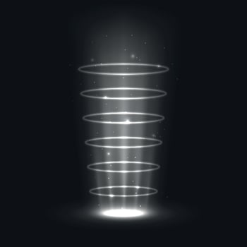 Magic light effects vector