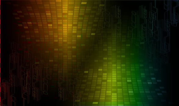 cyber circuit future technology concept background vector