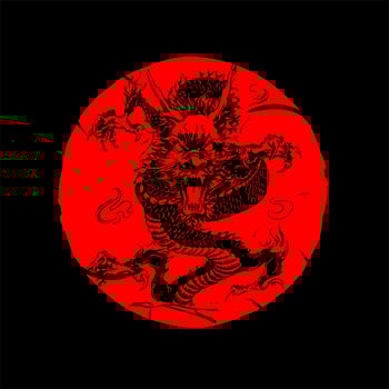 kung fu logo vector modern illustration