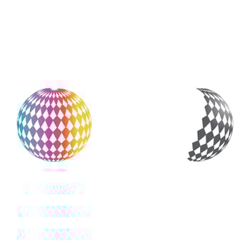 3D digital globe logo design. icon vector illustration. This logo is suitable for global company  world technologies and media and publicity agencies