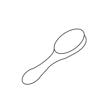 Baby Comb Hair Clean equipment vector