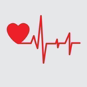 Heart Icon Vector. Perfect Love symbol. Valentine's Day sign, emblem isolated on white background , Flat style for graphic and web design, vector