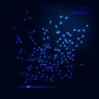 Vector abstract background, light energy abstraction