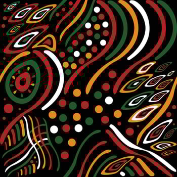 Pan Africa Seamless Pattern Concept vector