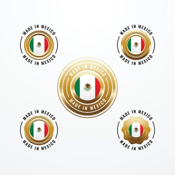 Made In Mexico Design vector