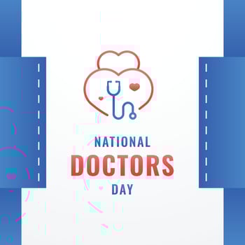 Doctors Day Design vector