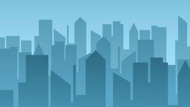 City building background vector