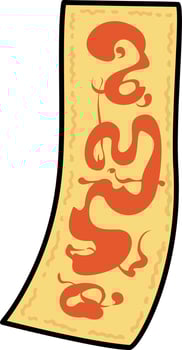 Traditional Folk Belief Peace Amulet vector