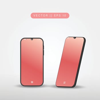 3d Smartphone Design Realistic Vector Mockup Free