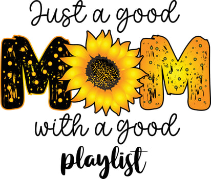 Sunflower mother Quotes t-shirt design. Sunflower mother sublimation t-shirt design vector