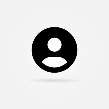 User, Avatar, People Icon Solid Style. Vector Icon Design Element. Vector Icon Template Background