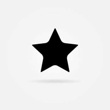 Star Icon Solid Style. Vector Icon Design Element. Vector Icon Template Background