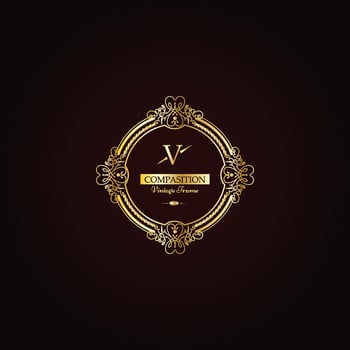 New Premium Luxury Logo template Design in vector for Real estate, building, Restaurant, Royalty, Boutique, Cafe, Hotel, Heraldic, Jewelry, Fashion and other vector illustration