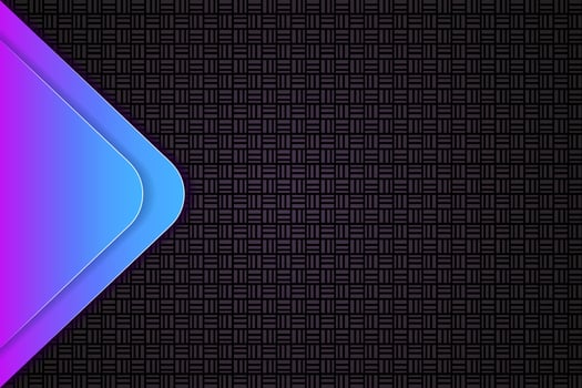 Abstract vector background design. Black textured background with blue triangle. Brochure, banner, card, website, poster design.