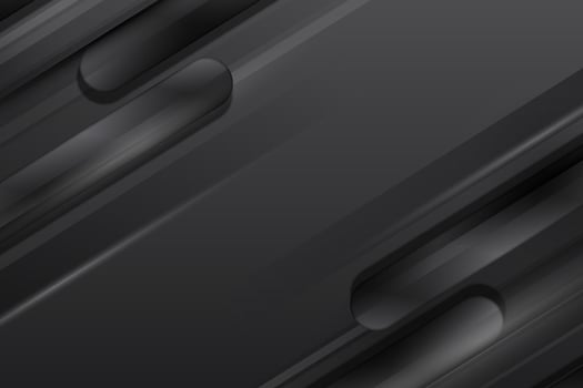 Abstract black rounded shape background. vector