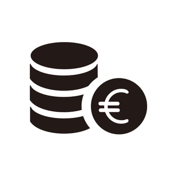 Euro Sign Icon, Euro vector illustration.