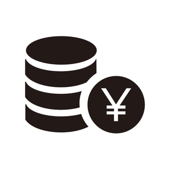 Yen Sign Icon, Yen vector. vector
