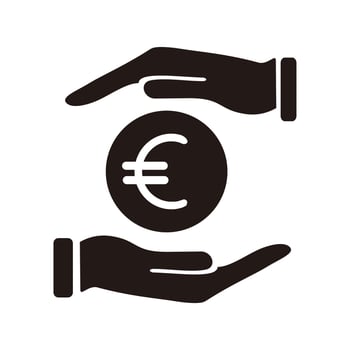 Euro Sign Icon, Euro vector illustration.