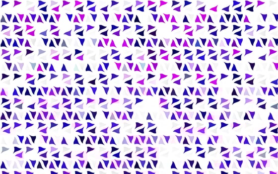 Light Pink, Blue vector background with triangles.