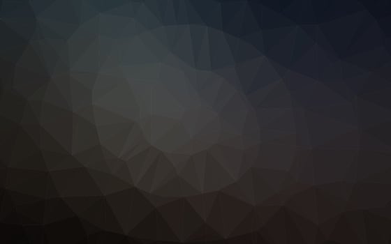 Dark Black vector blurry triangle texture.