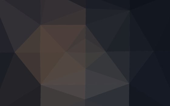 Dark Black vector shining triangular background.