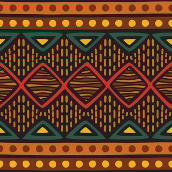 African Seamless Pattern vector