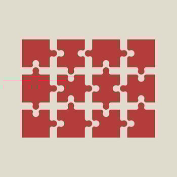 Jigsaw Puzzle design vector illustration