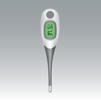 Fever thermometer vector illustration