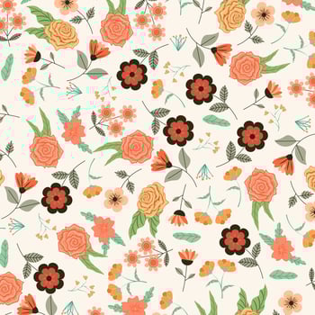 Abstract flower pattern background. Vector illustration.