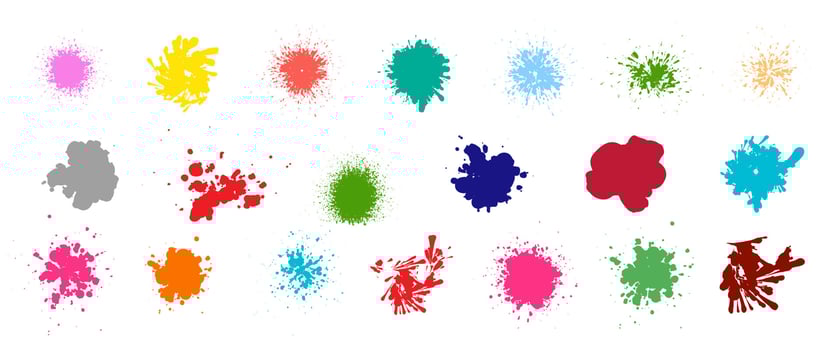 Elegant Ink Brush strokes, brushes, lines. vector