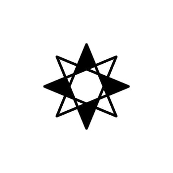 Stars, Night Solid Line Icon Vector Illustration Logo Template. Suitable For Many Purposes.