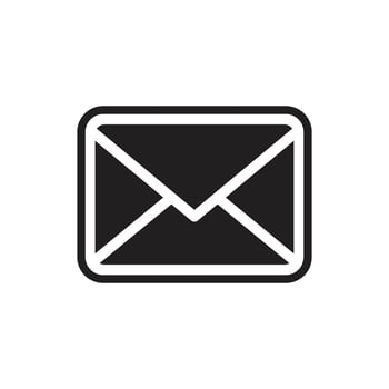 Mail, Email Icon template black color editable. Mail, Email Icon symbol Flat vector illustration for graphic and web design.