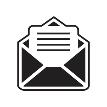 Mail, Email Icon template black color editable. Mail, Email Icon symbol Flat vector illustration for graphic and web design.