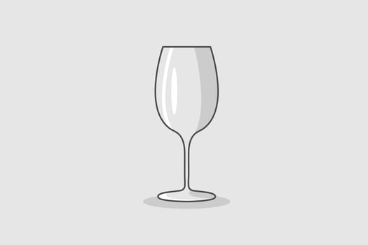 Wine glass vector design