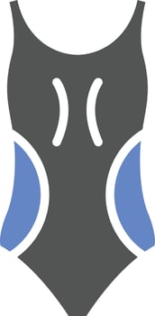 Swimsuit Icon Style vector