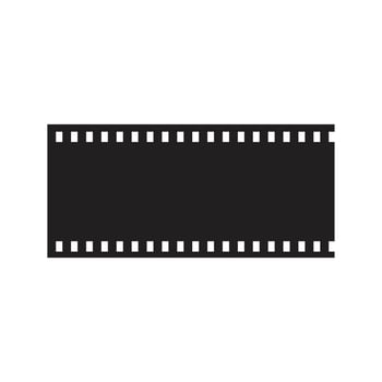 Vector blank cinema film story Icon template black color editable. Vector blank cinema film story Icon symbol Flat vector illustration for graphic and web design.