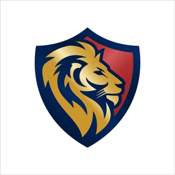Lion Head Logo Design Template Vector illustration
