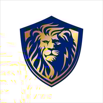 Lion Head Logo Design Template Vector illustration