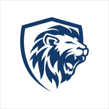 Roaring Lion Logo Template vector